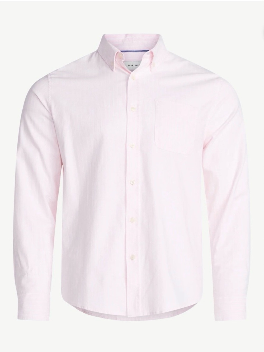 NWT Free Assembly Men's Oxford Woven Shirt With Long Sleeves, XL